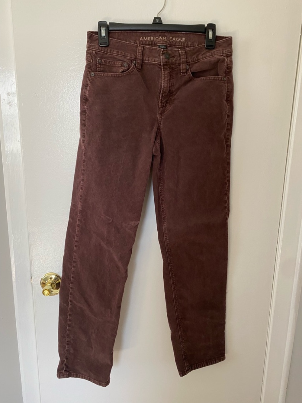 American Eagle Outfitters Women's Rustic Brown Straight Leg Jeans